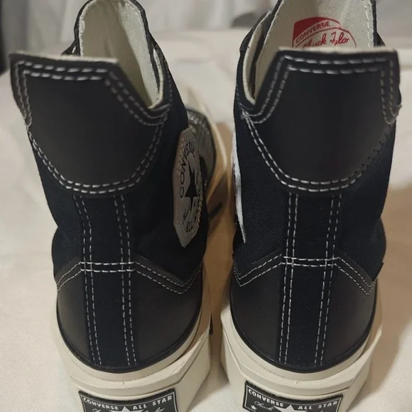 Chuck 70 De Luxe Squared A06435C Size 5.5 M 7.5 W black / egret - Picture 4 of 11